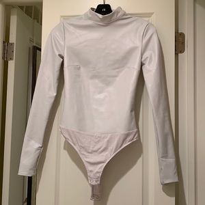 Forever 21 Faux leather bodysuit